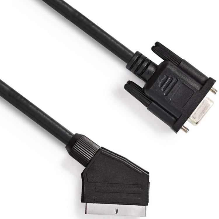 CABLING® Mhl Hdmi Audio vers Peritel Adaptateur Convertisseur Cable Usb  Accessoire Noir