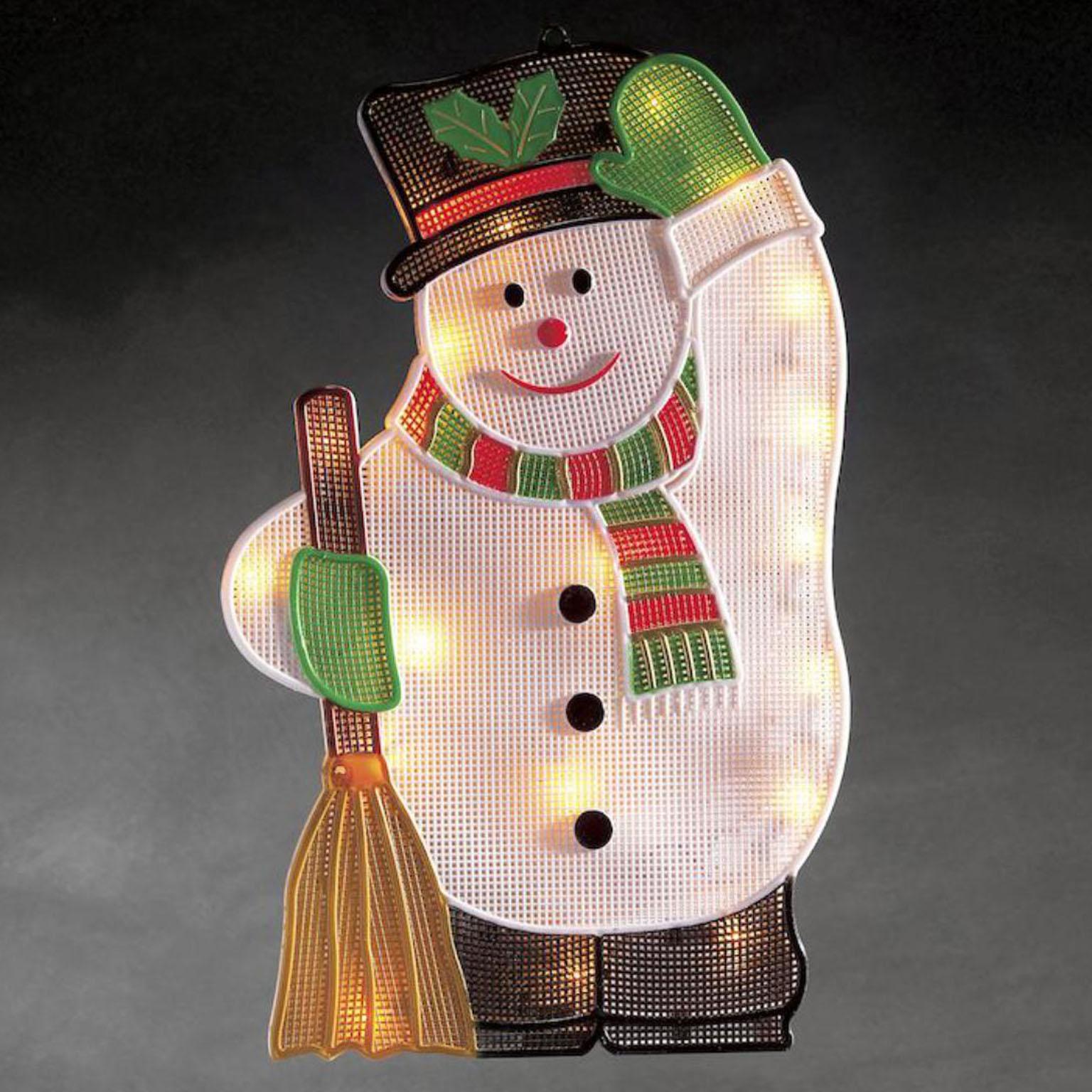 Led kerstfiguur - 20 lampjes - 46 x 28 centimeter - warm wit
