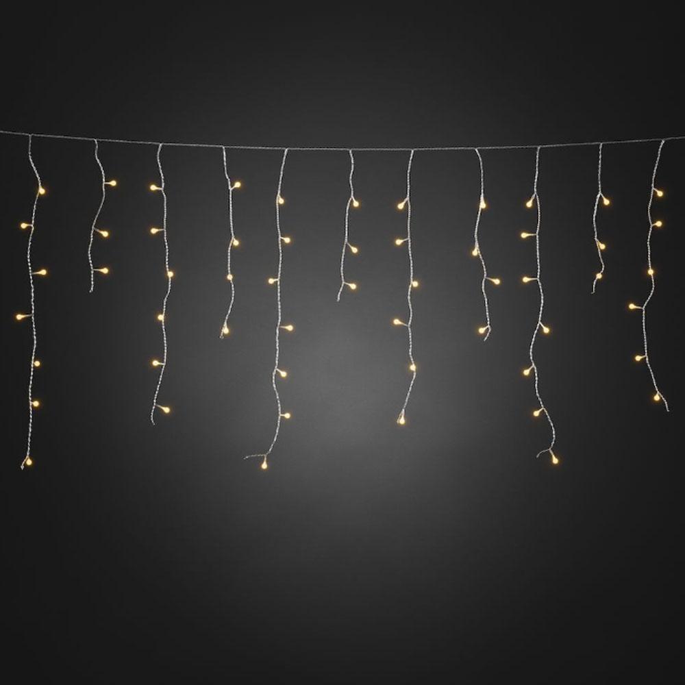 Lichtgordijn - led kerstverlichting buiten en binnen - 400 lampjes - 10.27 meter - extra warm wit
