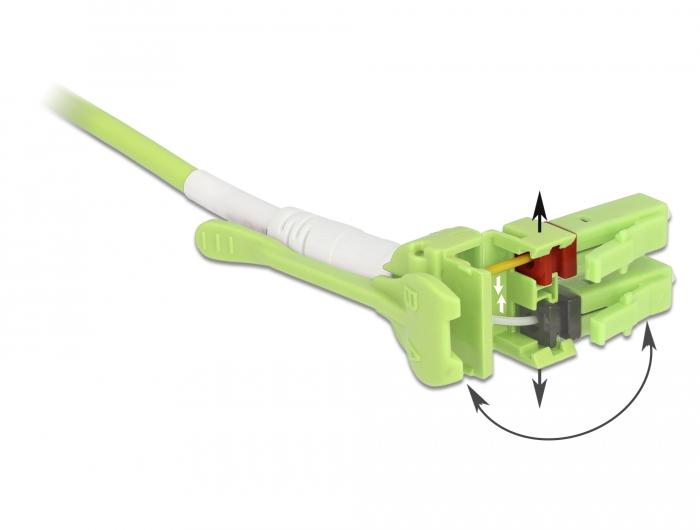 Câble fibre optique Delock LC > LC Multimode OM5 Uniboot 3 m - Delock