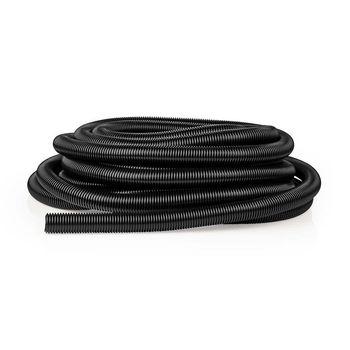 Tuyau d'aspirateur universel 32 mm 15 m Noir
