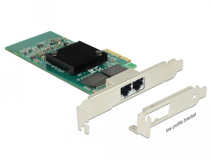 Carte Delock PCI Express > 2 x Gigabit LAN - Delock