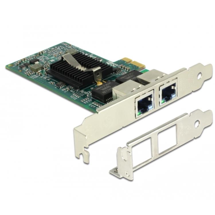 Delock PCI Express-kaart > 2 x Gigabit LAN - Delock