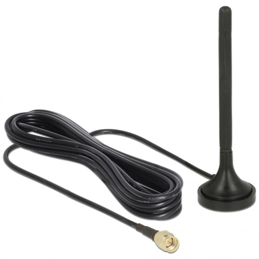 Antenne LTE – SMA mâle – 2 dBi – 50Ω – RG-174 – 824-2170MHz