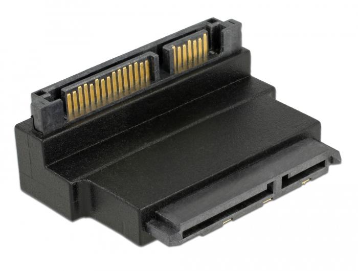 Adaptateur Delock SATA 22 broches femelle avec fonction Snap-In vers mâle - Delock