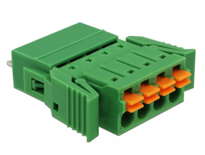 Delock Klemmenblocksatz voor printplaat 4-polig 3,81 mm raster verticaal - Delock