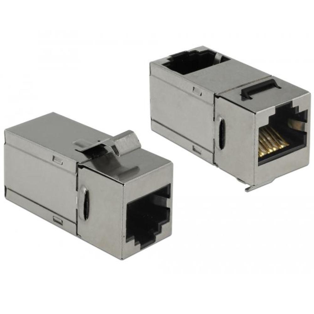 Delock Keystone Modul RJ45 Femelle > RJ45 Femelle Cat.6 90
