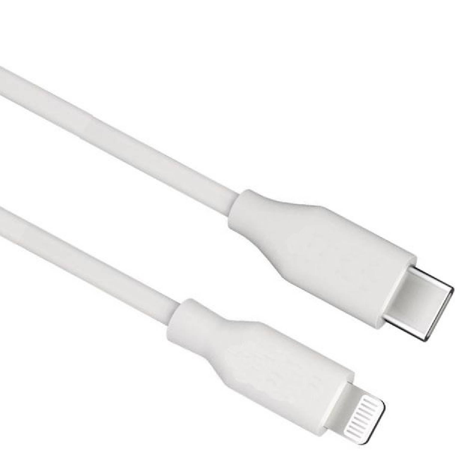 inflatie ziekenhuis servet USB C naar Lightning kabel - Versie: 3.2 Gen 1x1 Aansluiting 1: USB C male  Aansluiting 2: Lightning male Lengte: 0.5 meter