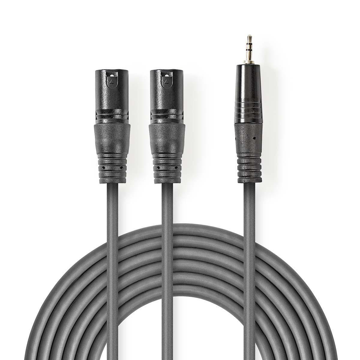Sweex Connecteur XLR 3-Pin Coudé - Adaptateur audio - Garantie 3