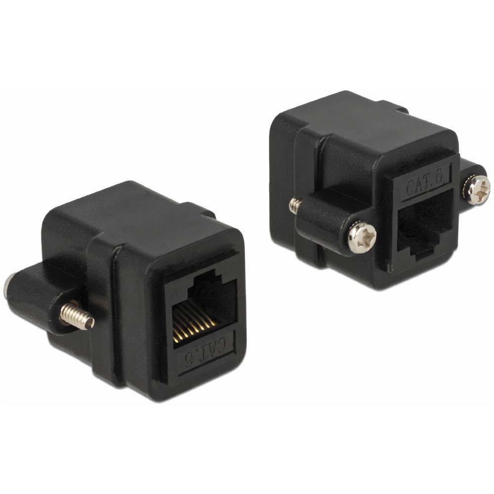 Adaptateur Delock RJ45-Femelle > RJ45-Femelle pour installation C