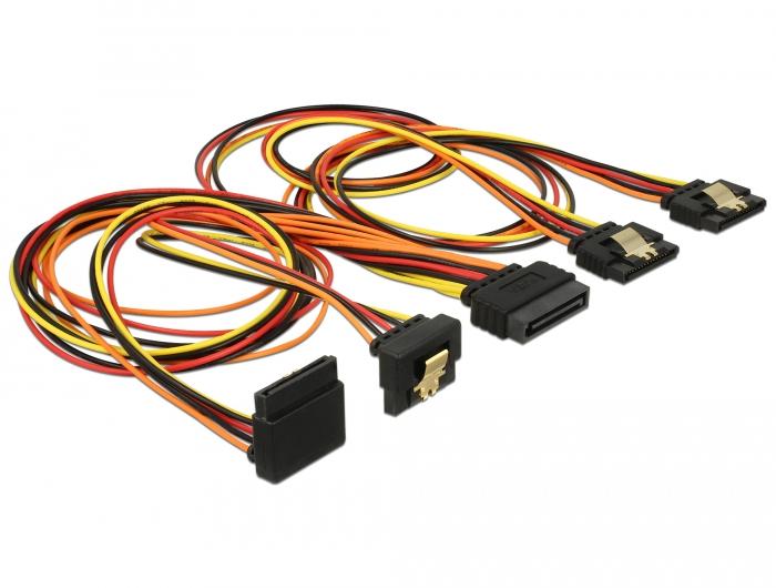 Delock Kabel SATA 15-pins voedingsconnector met Snap-In functie > SAT - Delock