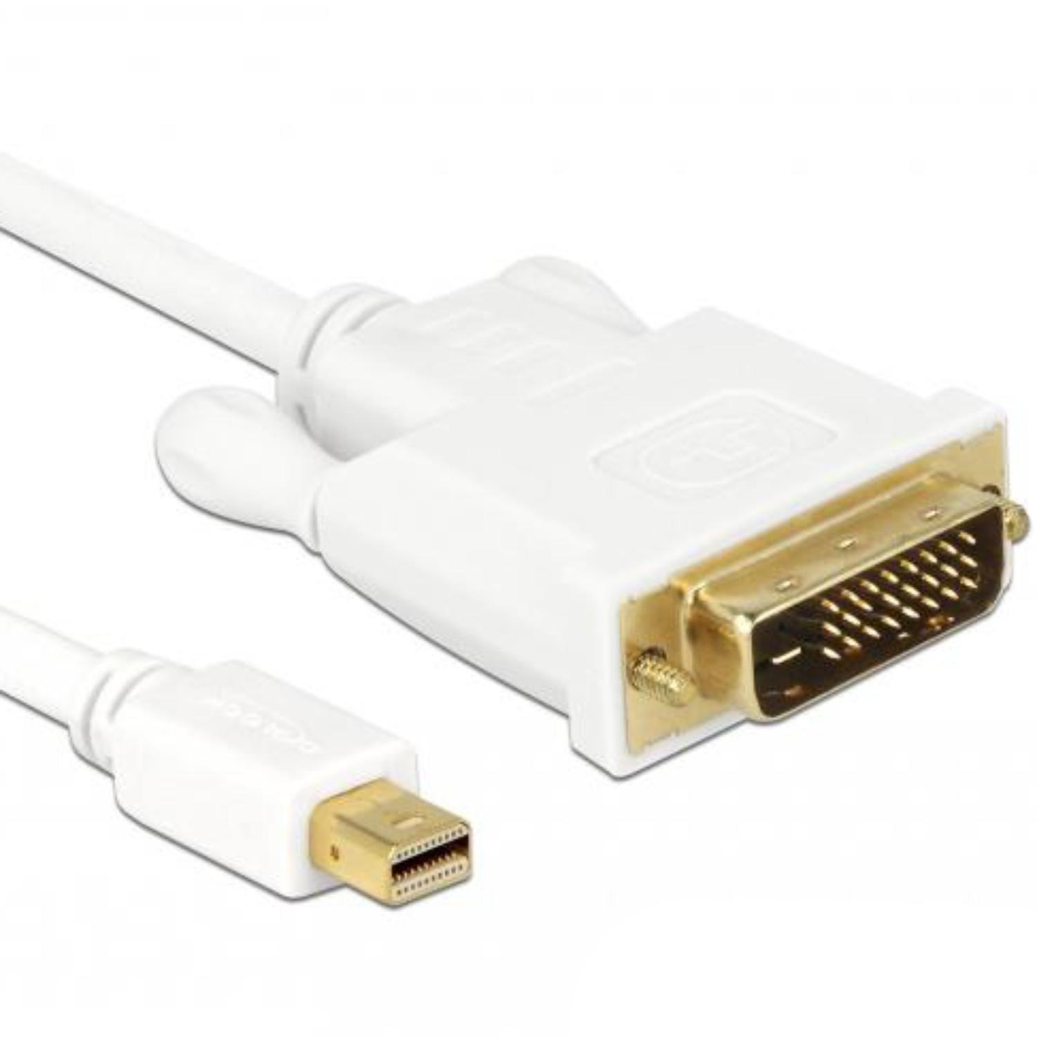 Câble Delock mini DisplayPort 1.1 Mâle > DVI 24+1 Mâle 0,5 m - Delock