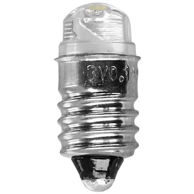 Lampe E10 - Type de lampe : Led Puissance : 0,12 Watt Tension : 3