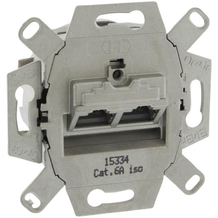 Cat 6a /Cat 7 wandcontactdoos - Inbouw - JUNG
