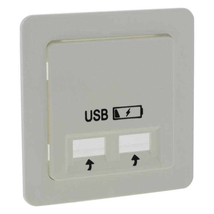 Centraalplaat - USB - PEHA