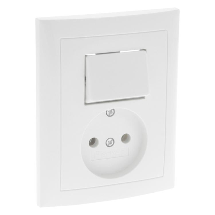Inbouw stopcontact met schakelaar - BERKER