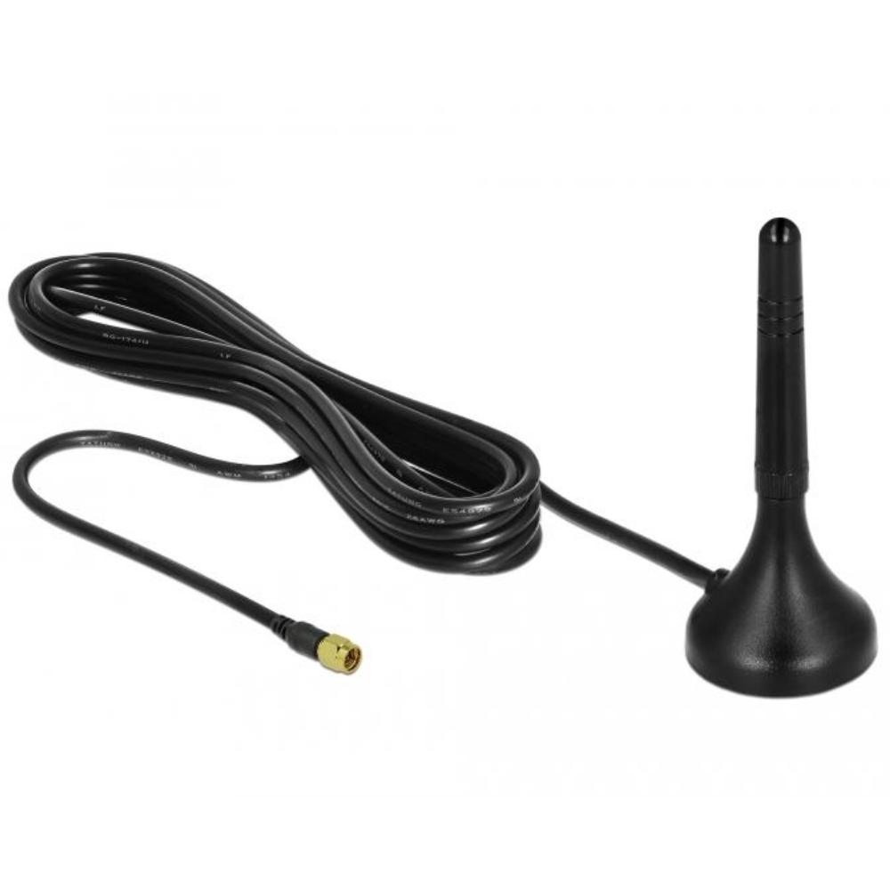 LTE antenne SMA stekker 1–2 dBi omnidirectioneel magnetische voet 3 meter