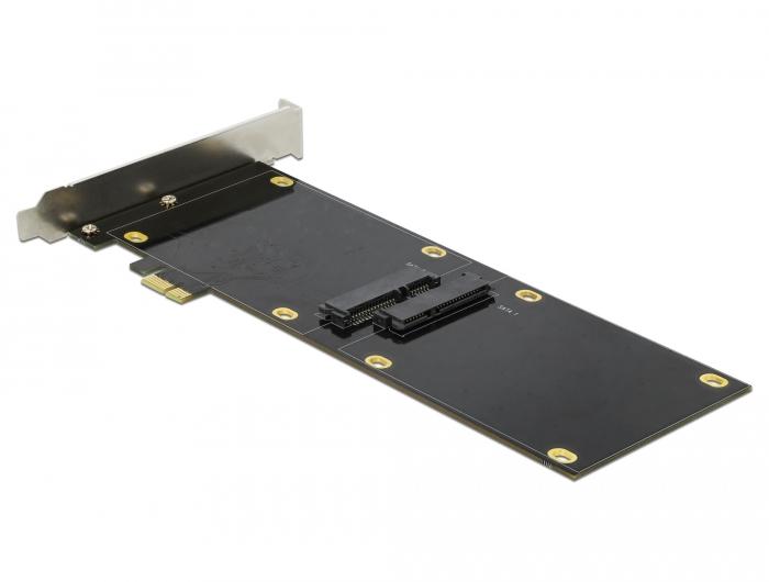 Delock PCI Express x1 kaart voor 2 x SATA HDD / SSD - Delock