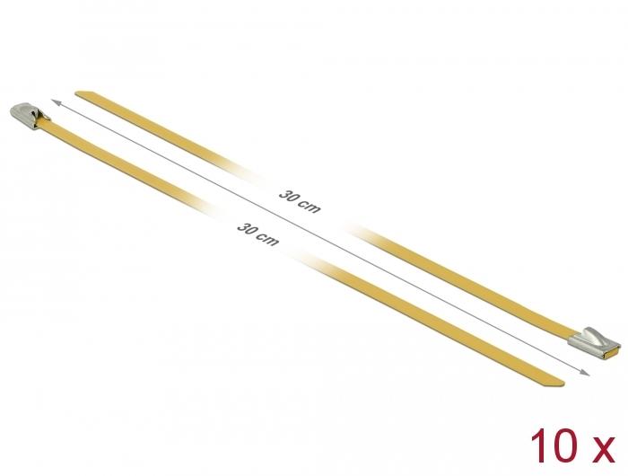 Tie-Wrap - 300 mm - Geel - Delock
