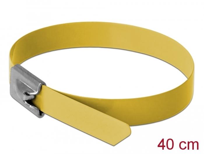 Tie-Wrap - 400 mm - Geel - Delock
