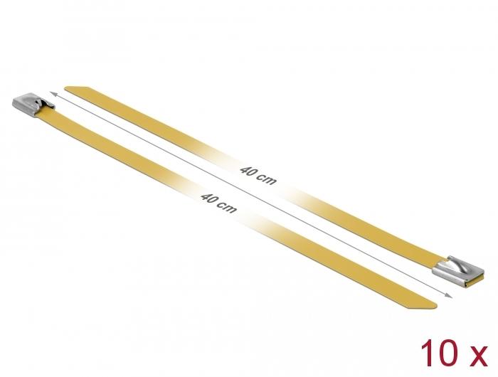 Tie-Wrap - 400 mm - Geel - Delock