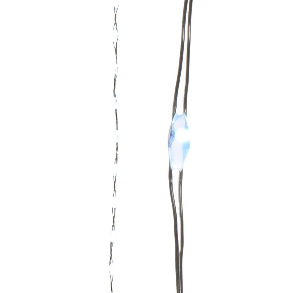 Wire lighting - guirlandes de Noël à leds pour l'extérieur et l'intérieur - 387 lumières - 6 mètres - blanc froid