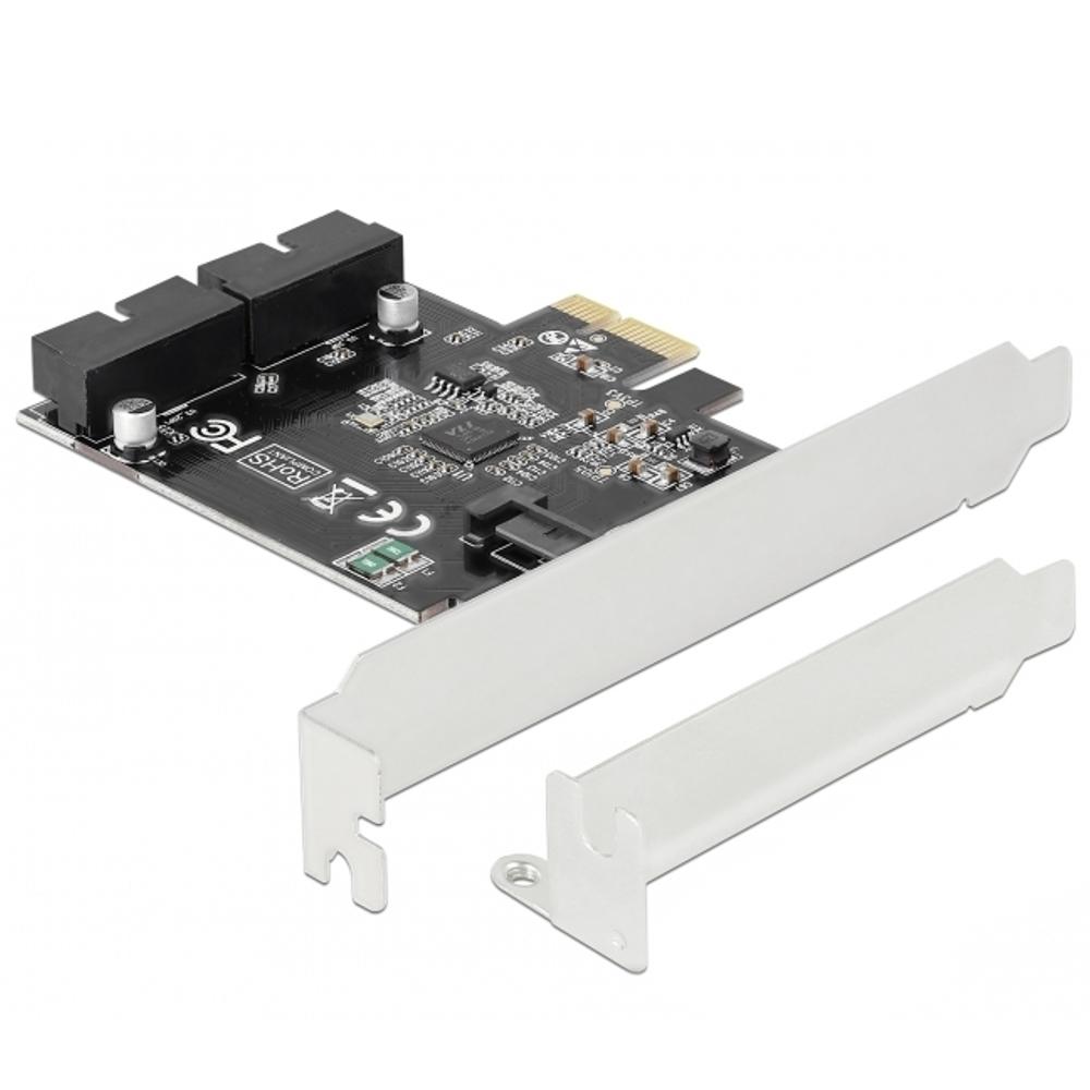 Delock PCI Express kaart met 2 x interne USB 3.0 pinheaders