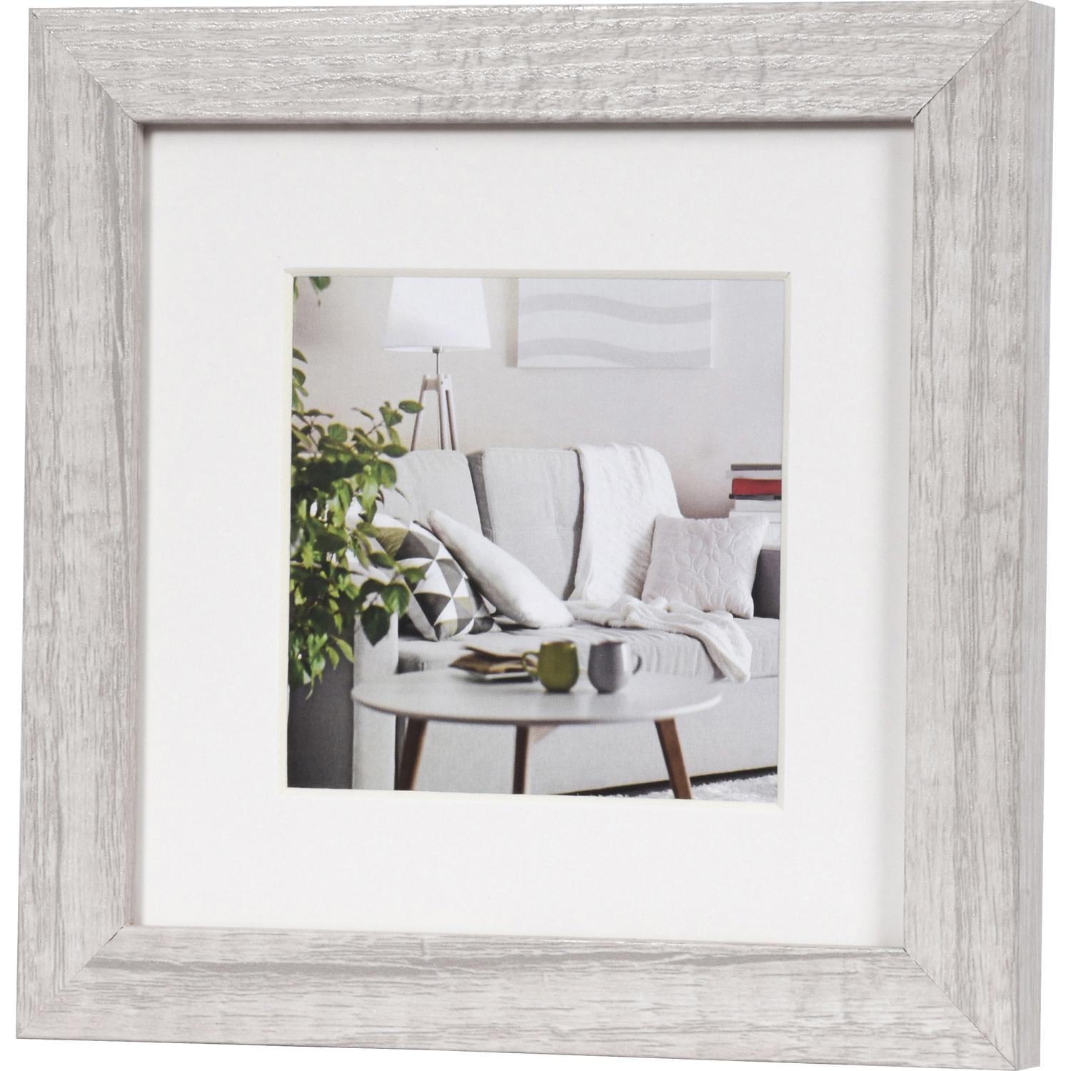 Cadre photo Moderne - 15x15cm - Blanc