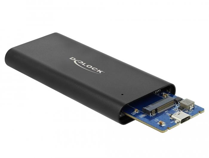 Boîtier externe Delock pour SSD M.2 NVMe PCIe avec SuperSpeed USB 10 Gbps - Delock