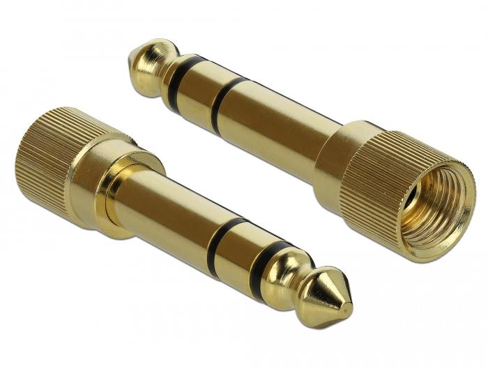 Delock spiraalkabelverlenging 3,5 mm 3-polige jackplug naar jackplug - Delock