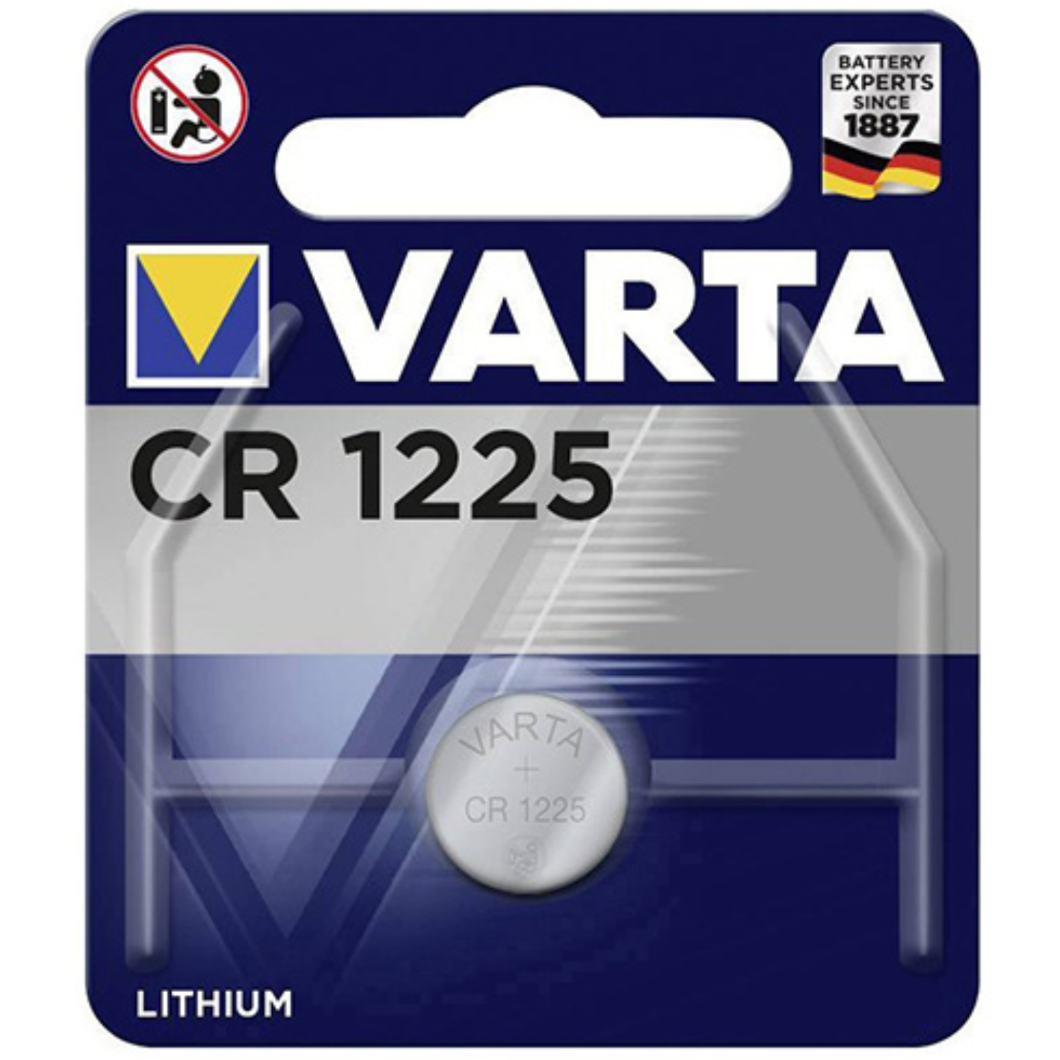 Knoopcel Batterij - CR1225 - Varta