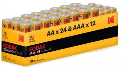 Pack de 10 piles alcalines Kodak XTRALIFE 9V