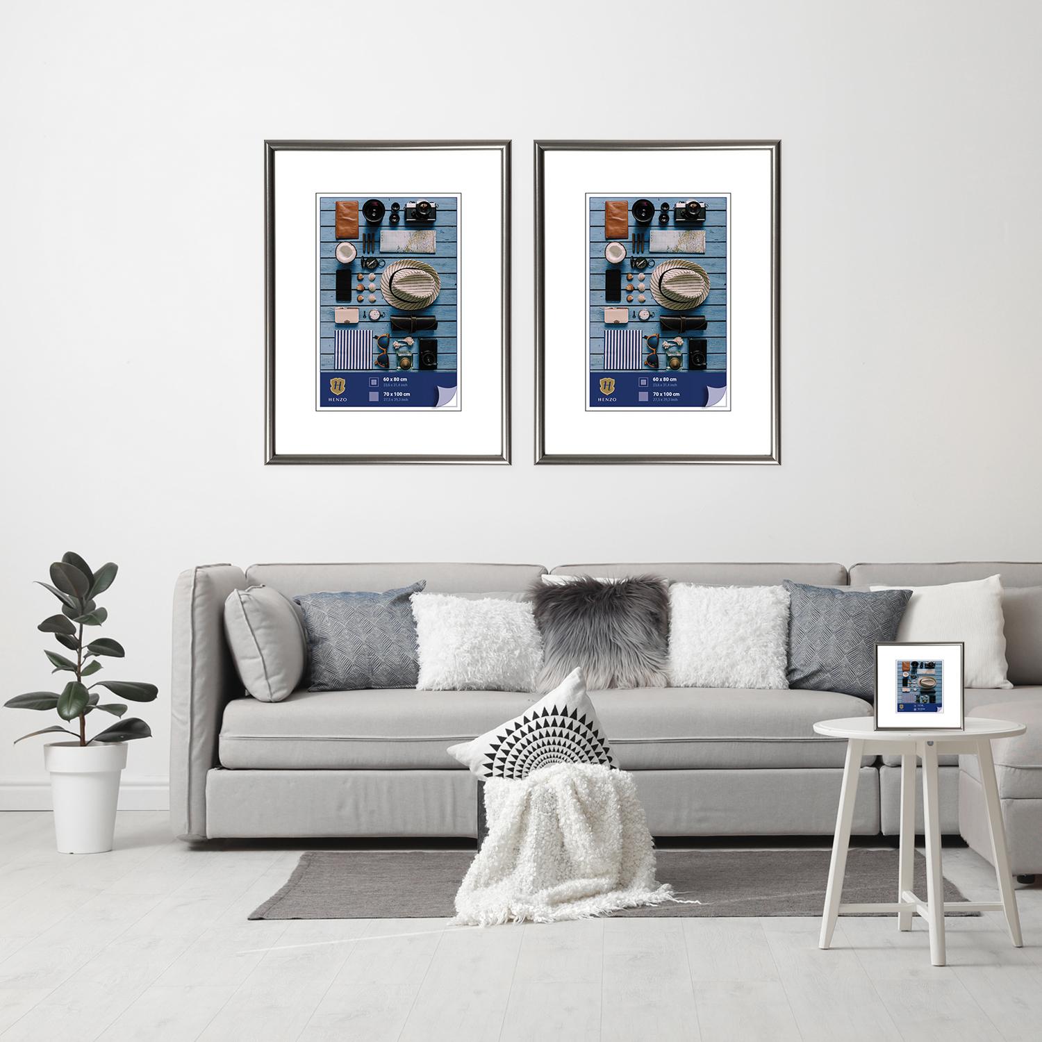 Cadre photo Napoli - 70x100cm - Gris