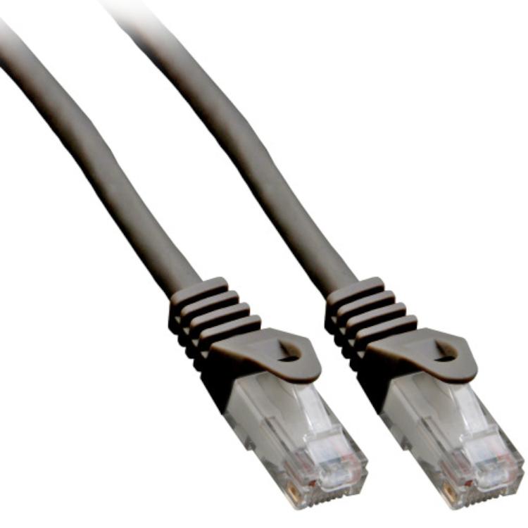 Prise RJ45 à RJ45 - Connexion 1 : RJ45 mâle Connexion 2 : prise RJ45  femelle Longueur : 0,25 mètre Extra : étanche + presse-étoupe + protection  contre les courbures