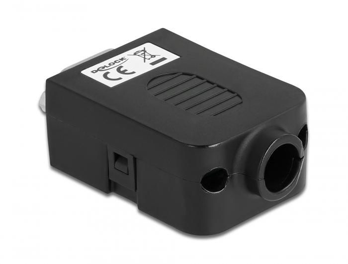 Delock-Adapter Sub-D 9-polig op Klemmenblok 10-polig met be - Delock