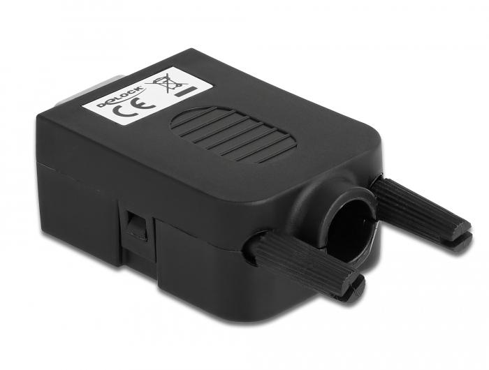 Delock Adapter VGA 15-pins stekker op klemmenblok 10-pins met be - Delock