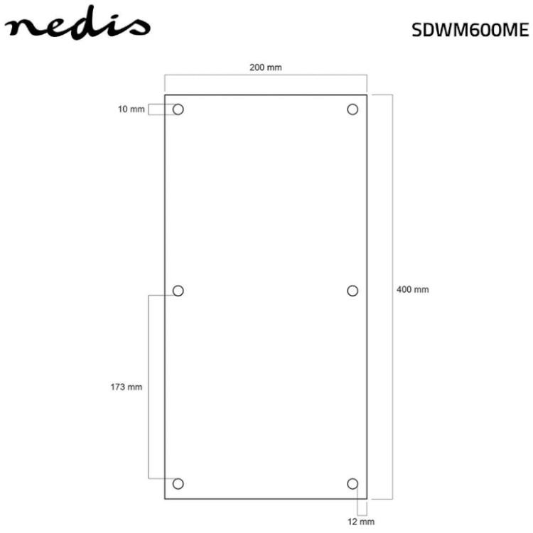 Support mural - Nedis
