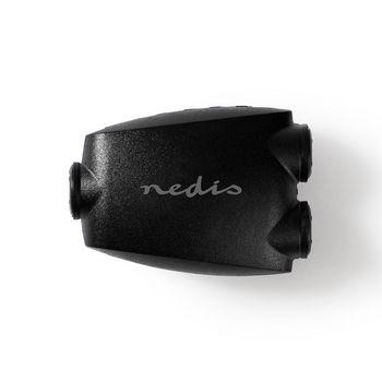 TosLink-Adapter TosLink Female - 2x TosLink Female Zwart - Nedis