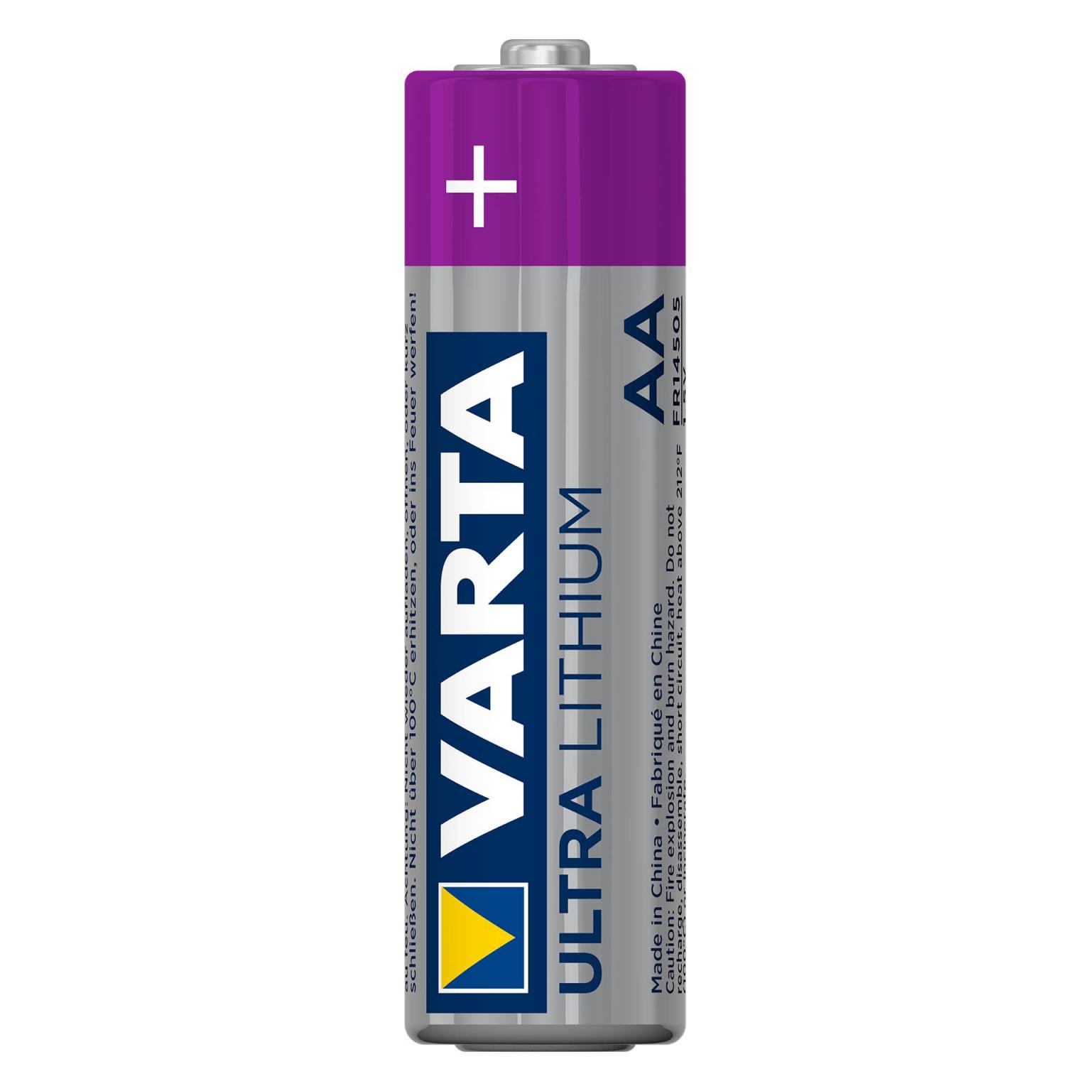 10x4 Varta Ultra Lithium Mignon AA LR 6 - 06106301404 - Varta