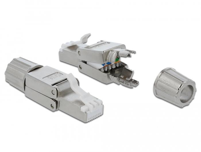 Delock RJ45 Connecteur Cat.6 STP sans outil - Delock