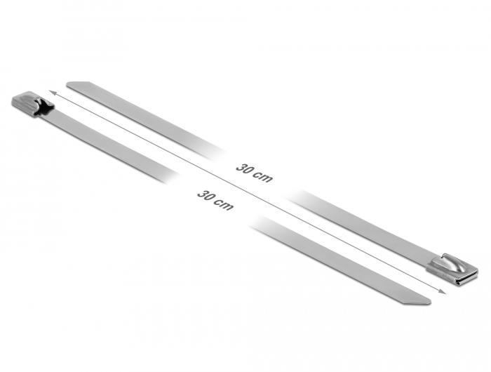 Tie-Wrap - 300 mm - Grijs - Delock
