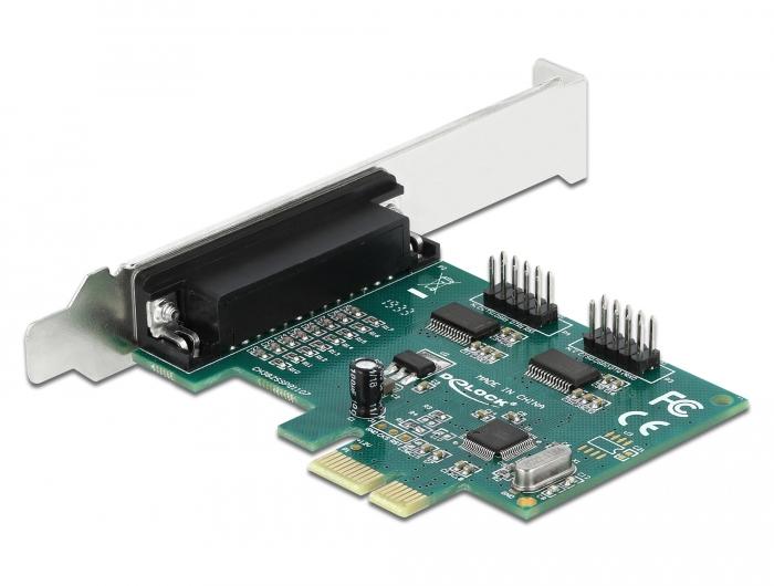 Delock PCI Express kaart naar 2 x seriële RS-232 + 1 x parallelle IEE - Delock