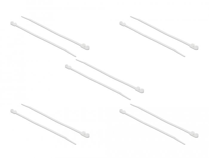 Tie-Wrap - 160 mm - Wit - Delock