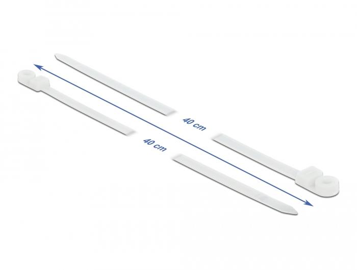 Tie-Wrap - 400 mm - Wit - Delock