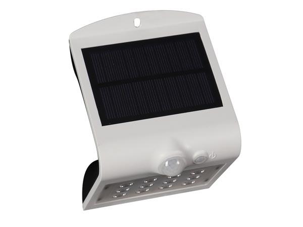LED-LAMP MET ZONNE-ENERGIE EN PIR-SENSOR - 1,5 W - WIT - Perel
