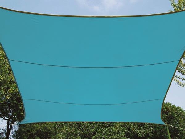 ZONNEDOEK RECHTHOEK 2 x 3 m KLEUR: HEMELBLAUW - Perel
