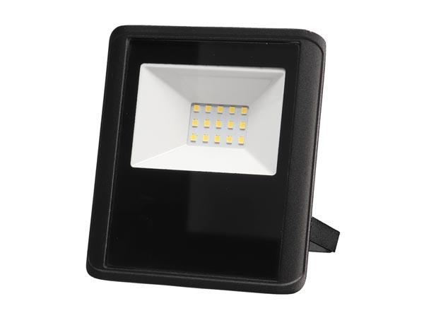 LED BUITENSTRAALWERPER 10 W, NEUTRAALWIT ZWART - Perel