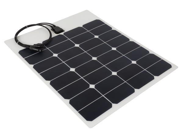 PANNEAU SOLAIRE FLEXIBLE - 12 V - 50 W - Perel
