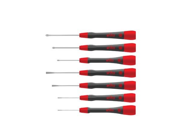 Wiha Fijnschroevendraaierset PicoFinish® sleufkop, Phillips 7-delig (42991) - WIHA