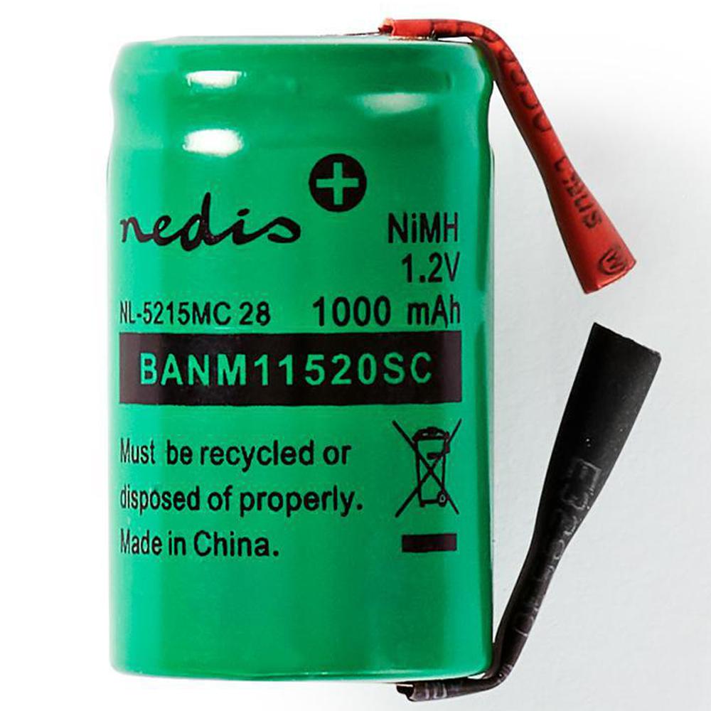 Ontcijferen martelen Eigenwijs Oplaadbare soldeer batterij - Nimh - Type: D, Systeem: Nimh, Spanning: 1.2  volt, Capaciteit: 1000 mAh Aantal: 1 batterij